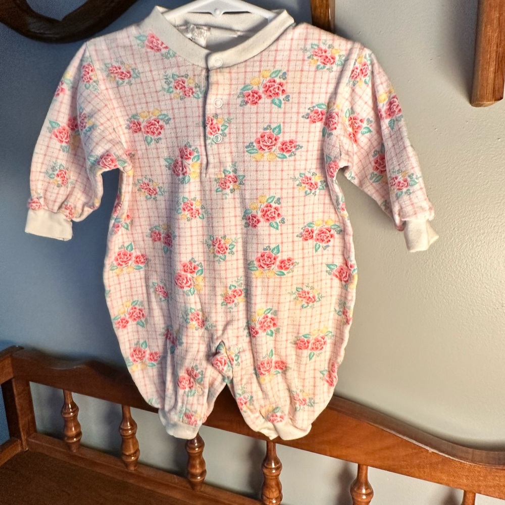 Floral Print Kids Bodysuit